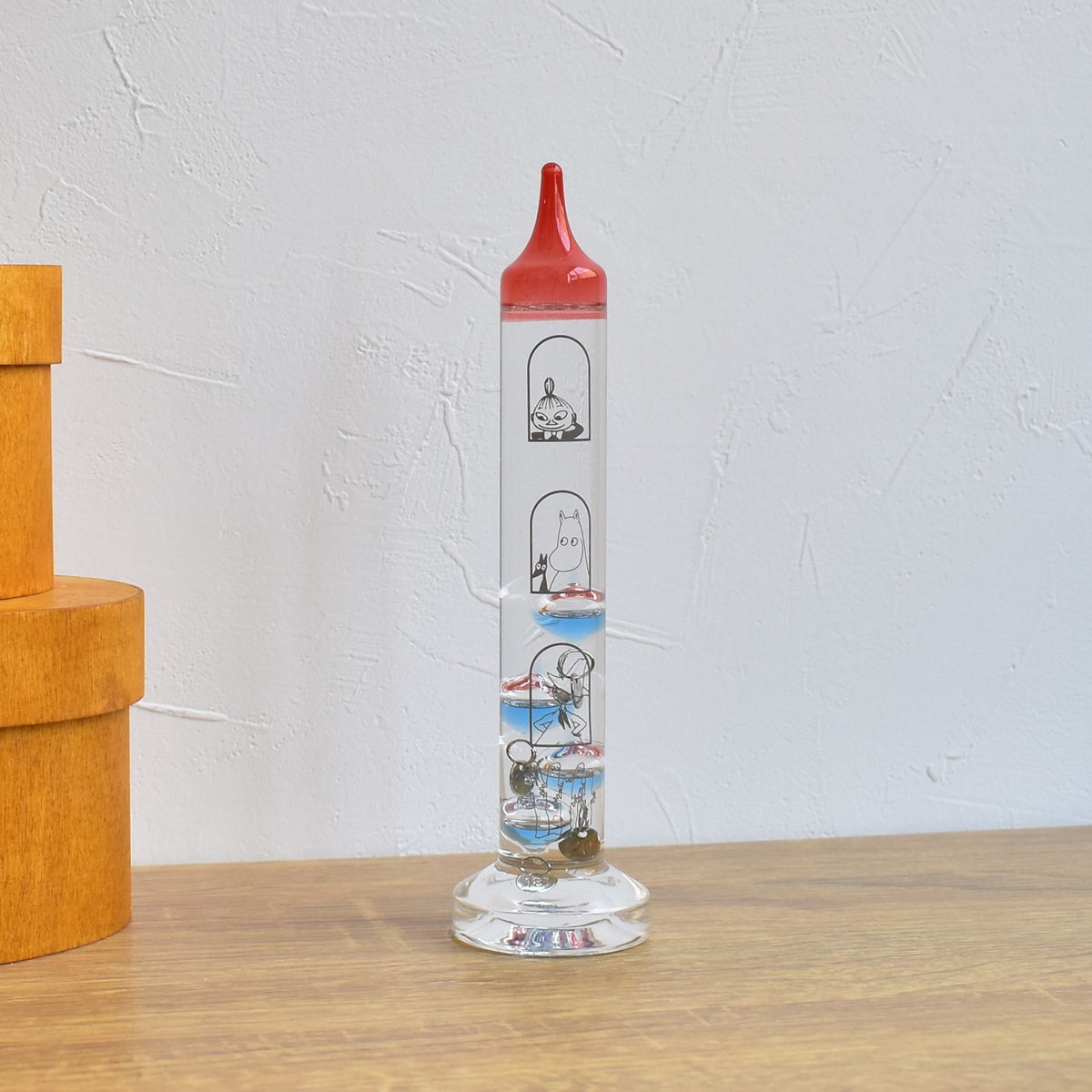 Expected delivery date: mid-July * Moomin House Glass Float Thermometer 152-333253 [Not available for airmail] <Pre-order item>