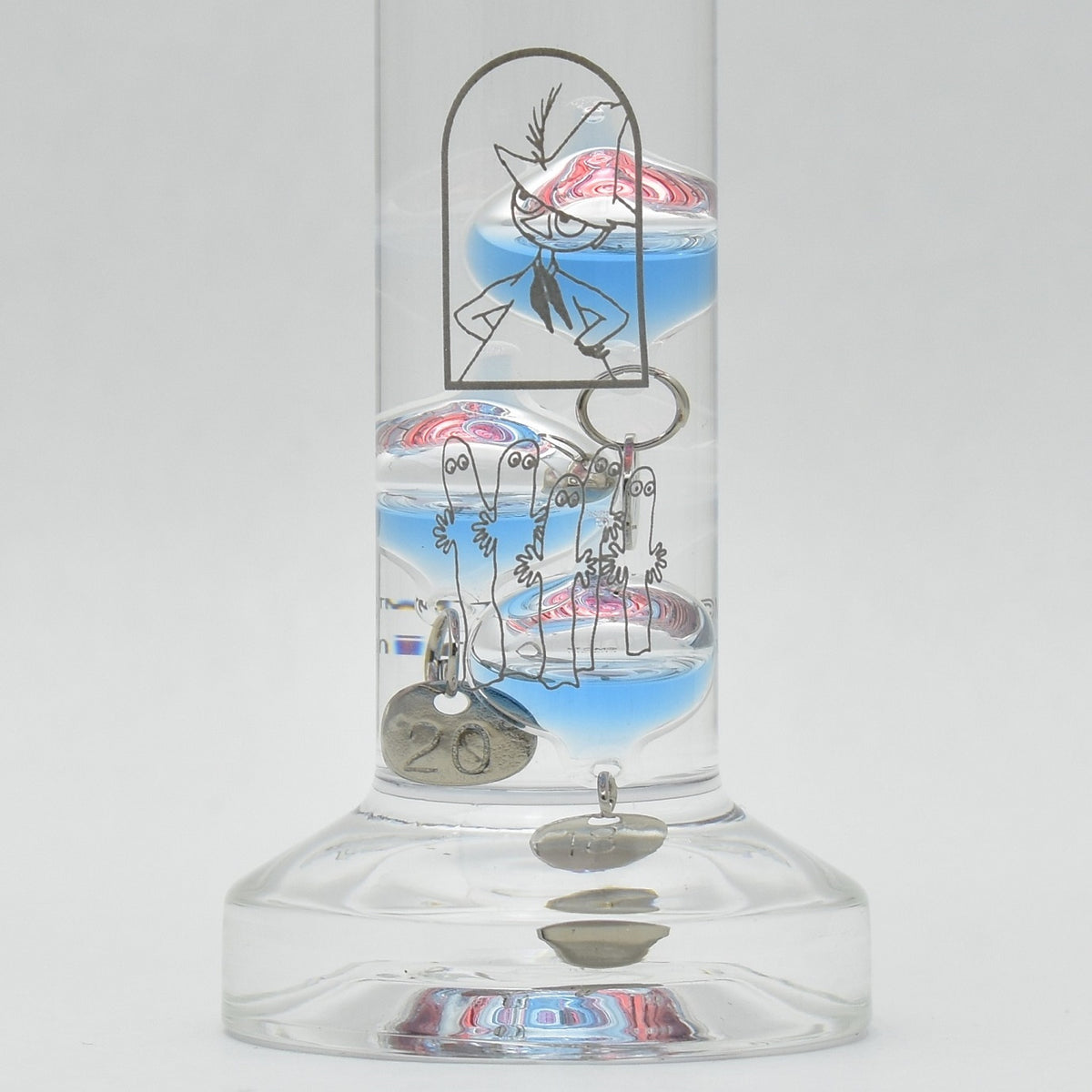 Expected delivery date: mid-July * Moomin House Glass Float Thermometer 152-333253 [Not available for airmail] <Pre-order item>