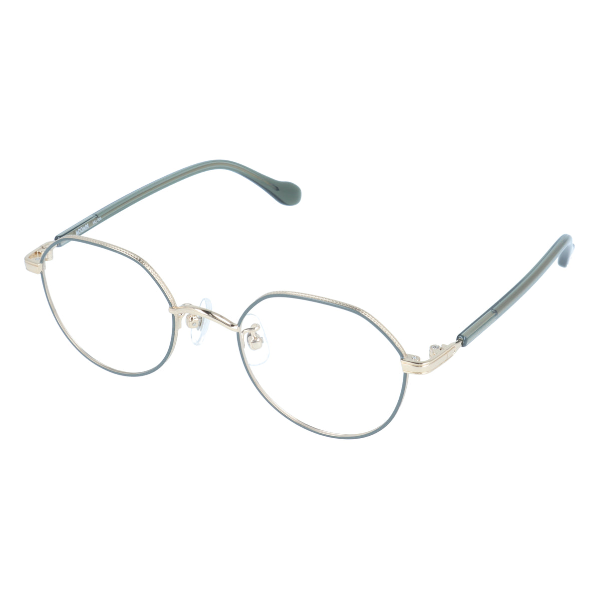 Glasses frame (Snufkin) MU006-4/GD/GR 48 <Special order item>
