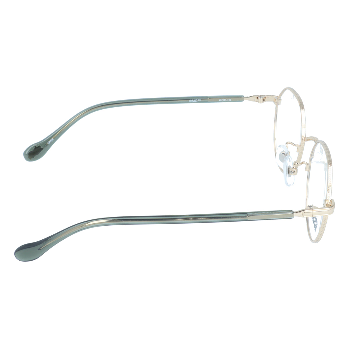 Glasses frame (Snufkin) MU006-4/GD/GR 48 <Special order item>
