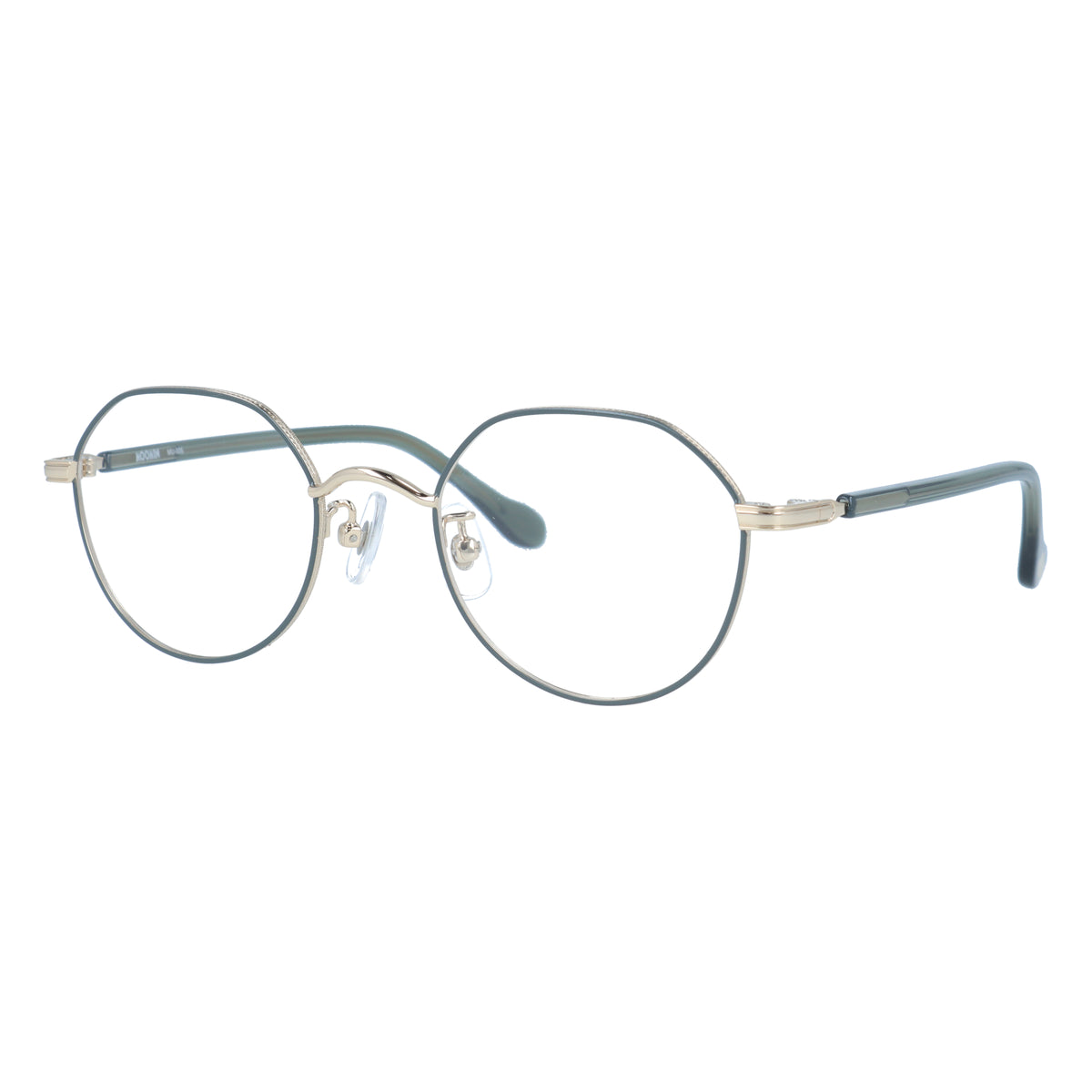 Glasses frame (Snufkin) MU006-4/GD/GR 48 <Special order item>