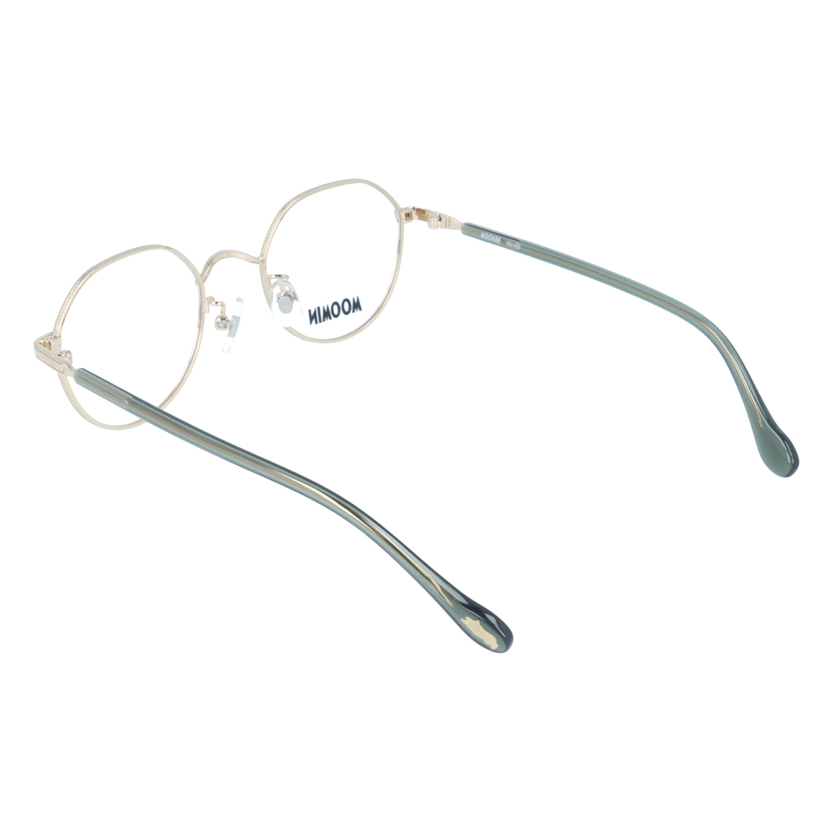 Glasses frame (Snufkin) MU006-4/GD/GR 48 <Special order item>