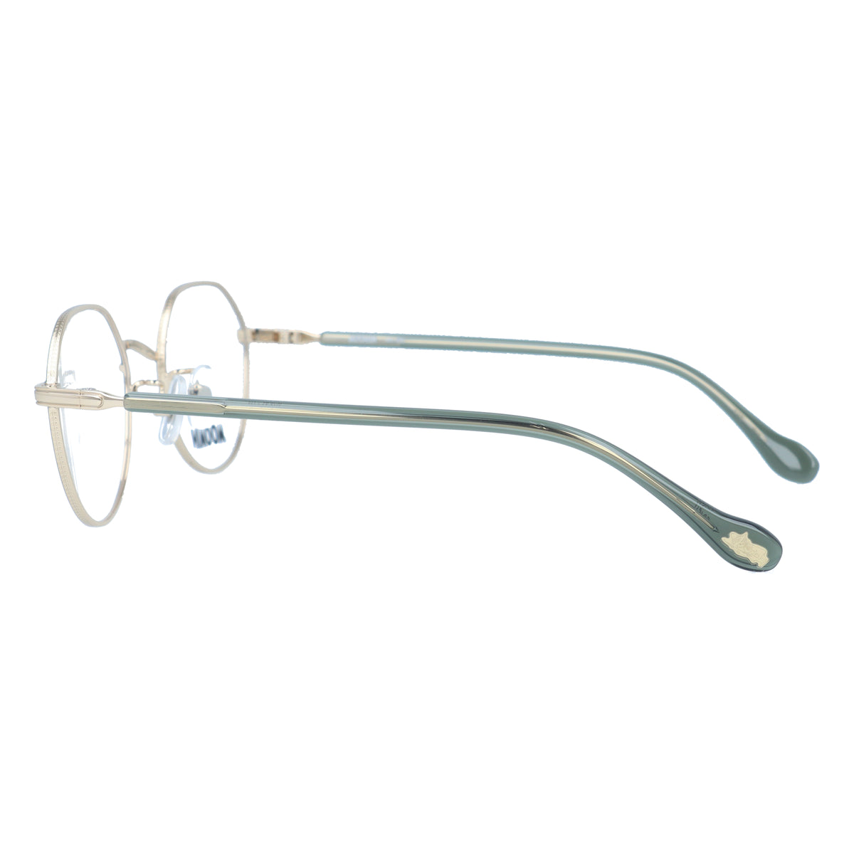 Glasses frame (Snufkin) MU006-4/GD/GR 48 <Special order item>