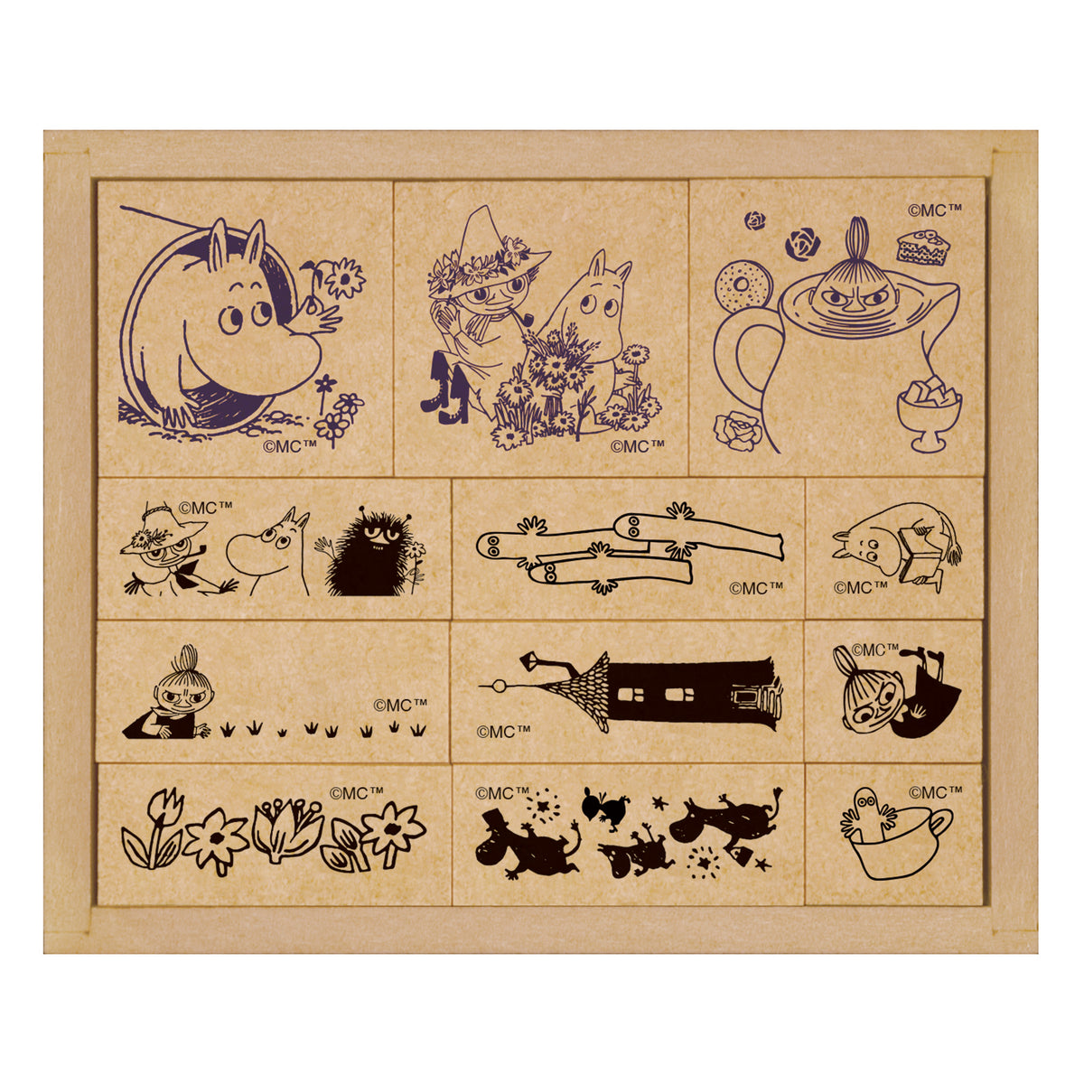 Set of 12 stamps SOH-012