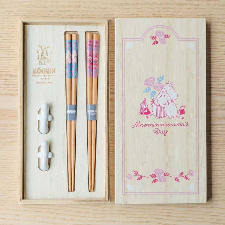 木箱入りペア箸セット（母の日/Moominmamma's Day）MM18000-842H
