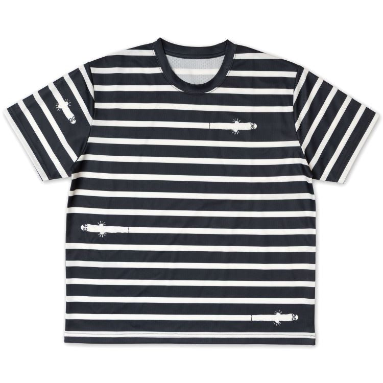 Dry Mesh T-Shirt (Hattoofowl/BK×WH) MM-9067