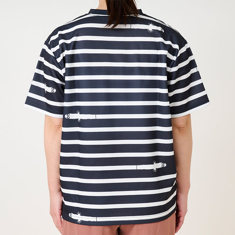 Dry Mesh T-Shirt (Hattoofowl/BK×WH) MM-9067