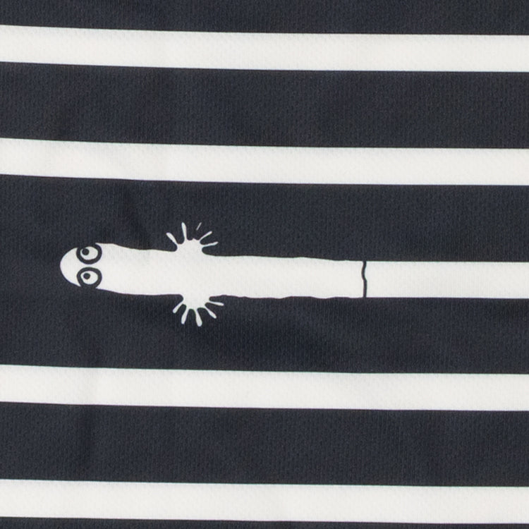 Dry Mesh T-Shirt (Hattoofowl/BK×WH) MM-9067
