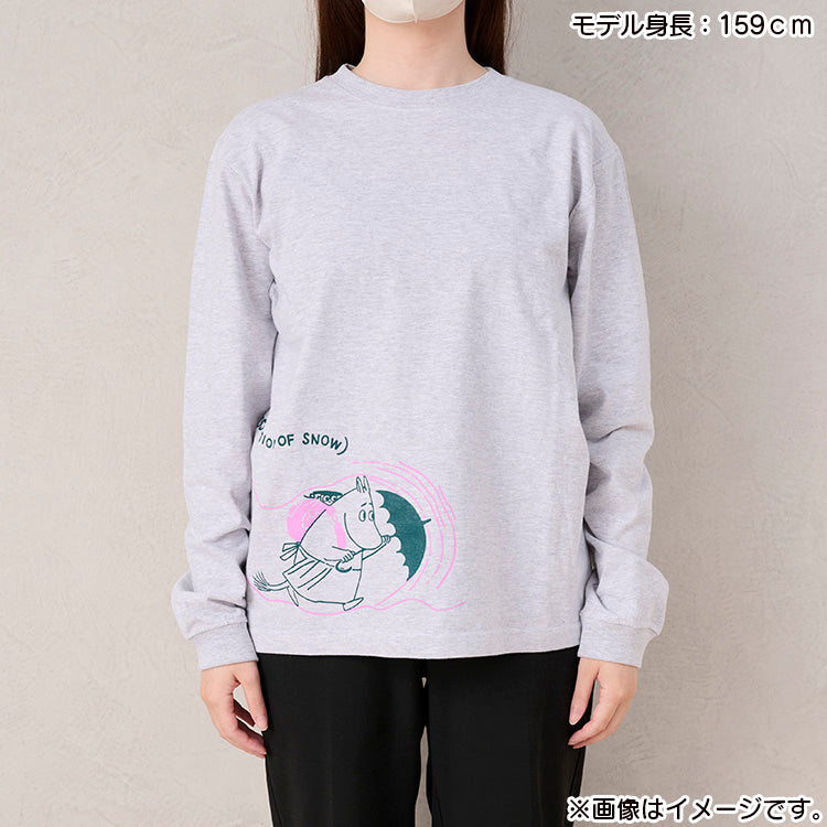 ロングスリーブTシャツ（SNOWY WAY HOME/ムーミンママ/ASH）MM-9613▲SALE