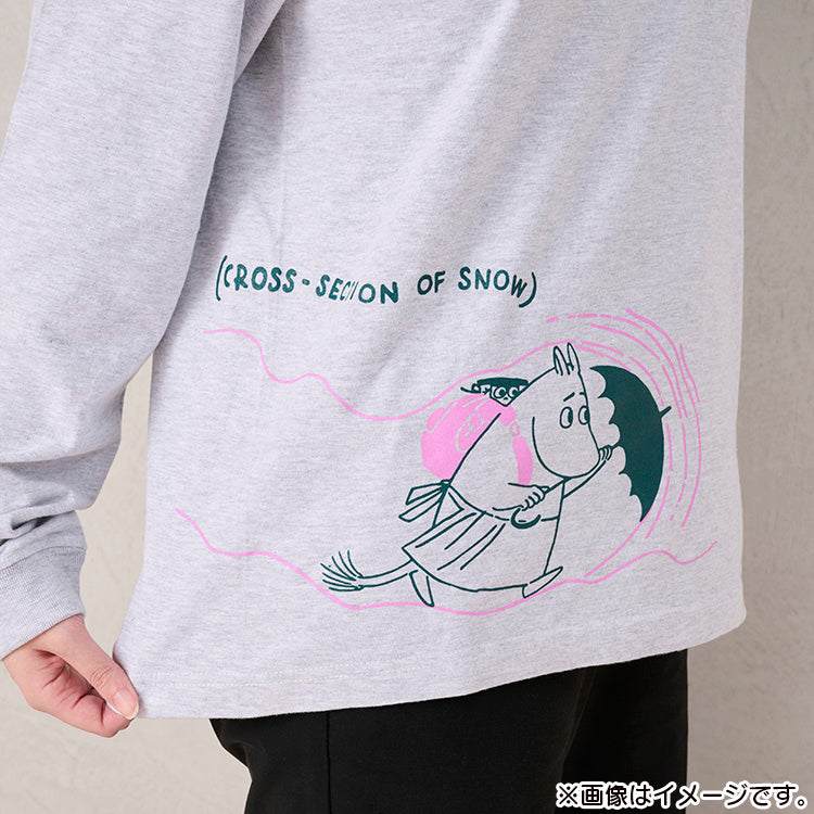 ロングスリーブTシャツ（SNOWY WAY HOME/ムーミンママ/ASH）MM-9613▲SALE