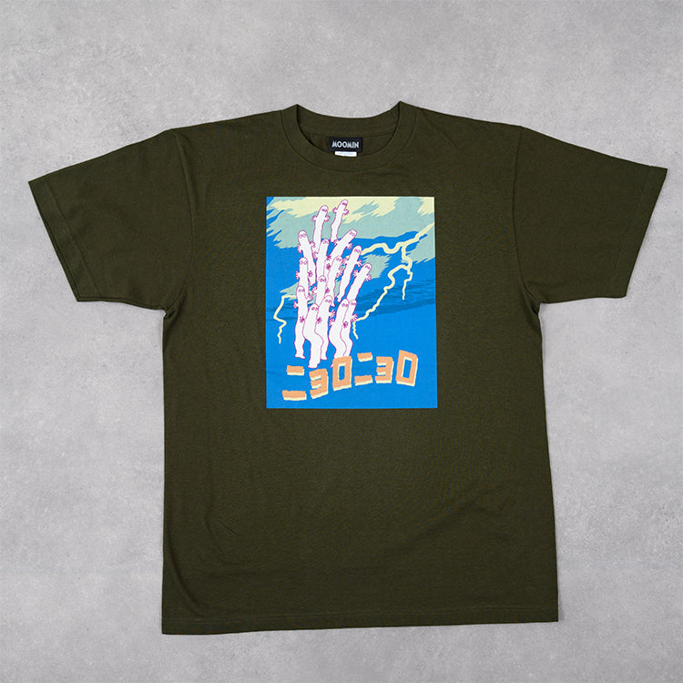 ニョロニョロの日 TシャツLサイズ（ニョロニョロ/GN）MM-9896