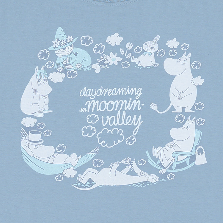 TシャツMサイズ（daydreaming in moominvalley/BL）MM-9915