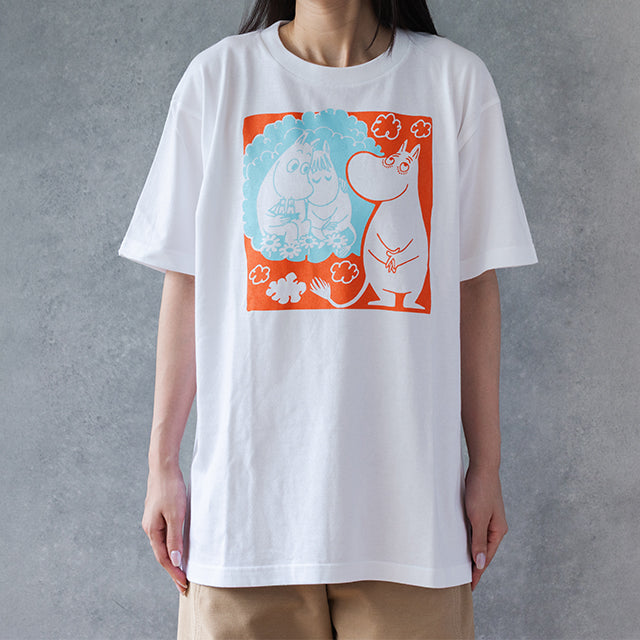 TシャツMサイズ（daydreaming in moominvalley/ムーミン/WH）MM-9918