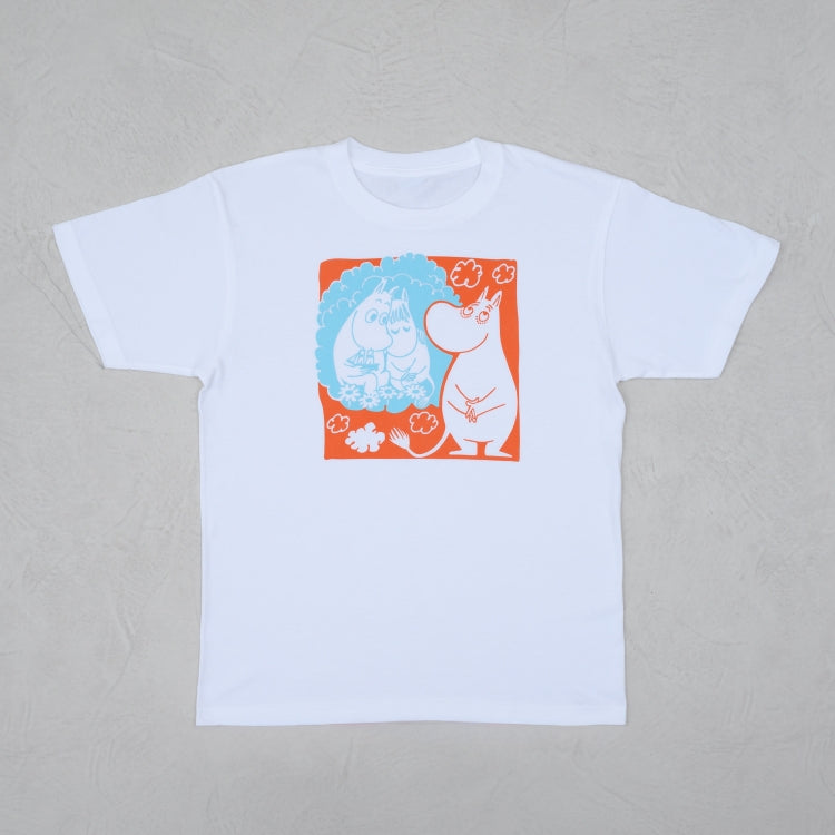 TシャツMサイズ（daydreaming in moominvalley/ムーミン/WH）MM-9918