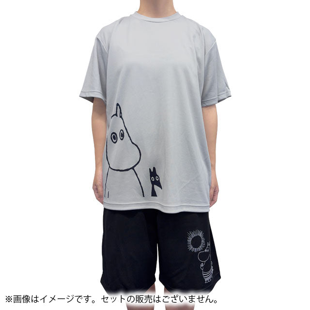 リラックスドライTシャツ（ムーミン/GY）MM-0036