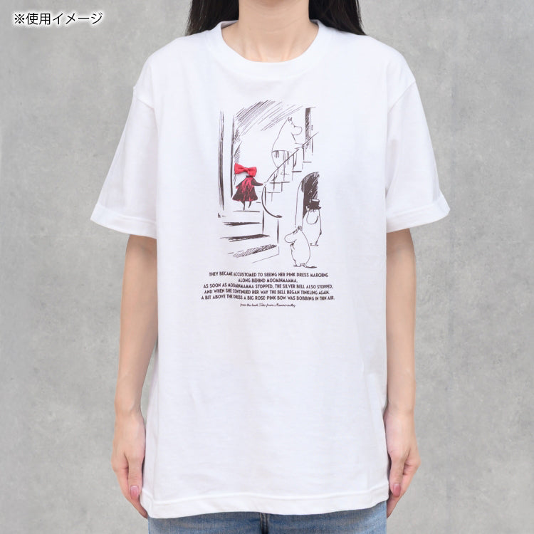 リボン付きTシャツ（階段/WH）MM-0208