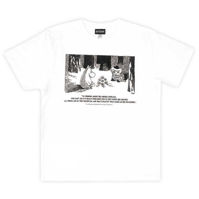 10月中旬頃お届け予定＊プレミアムTシャツLサイズ（冬/ムーミン＆トゥーティッキ/WH）MM-0260＜予約商品＞