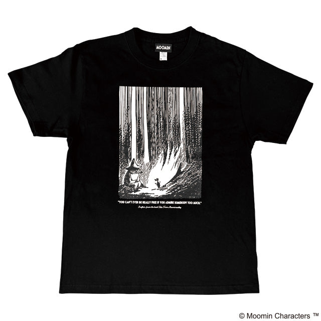 10月中旬頃お届け予定＊プレミアムTシャツLサイズ（仲間たち/スナフキン＆ティーティーウー/BK）MM-0266＜予約商品＞