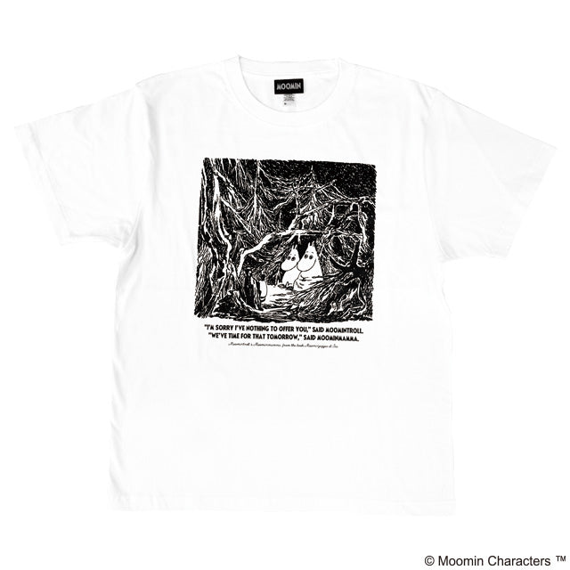 10月中旬頃お届け予定＊プレミアムTシャツLサイズ（海へ行く/ムーミン＆ムーミンママ/WH）MM-0268＜予約商品＞