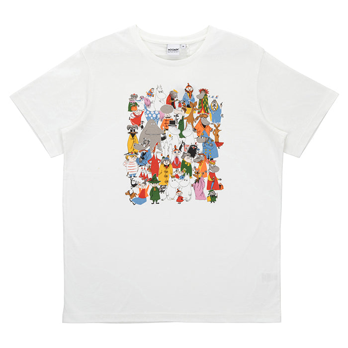 Martinex ユニセックスTシャツMサイズ（ムーミンキャラクターズ/ホワイト）MNX140550