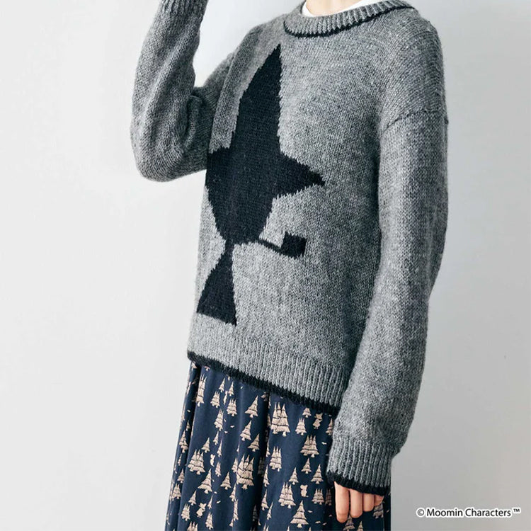 PeopleTree 手工针织套头衫（灰色/鼻烟金）210001