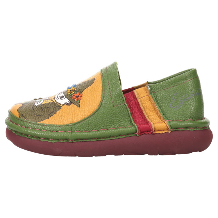 Estacion 皮革一脚蹬 S 码（Snufkin 森林/绿色）TGE-609 <订购商品>