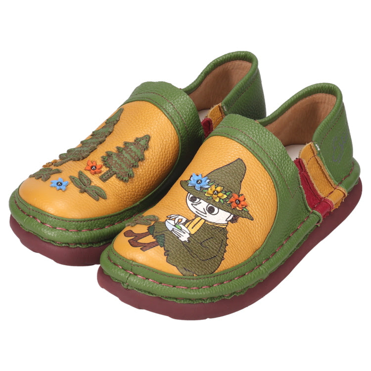 Estacion Leather Slip-on M Size (Snufkin Forest/Green) TGE-609 <Special Order Item>