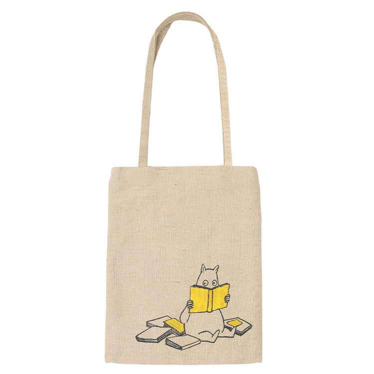 PeopleTree ジュートコットン手刺しゅうトート（ムーミン）SAIAB6-'57