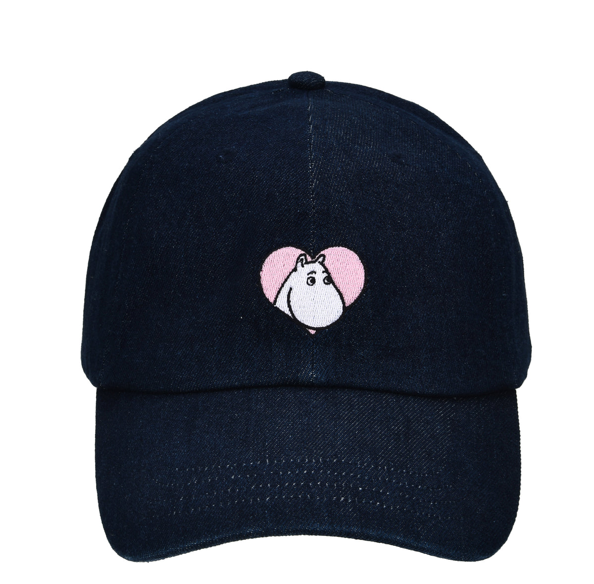 Nordicbuddies デニムキャップ（ムーミン/ハート/ネイビー）MOOMIN73G