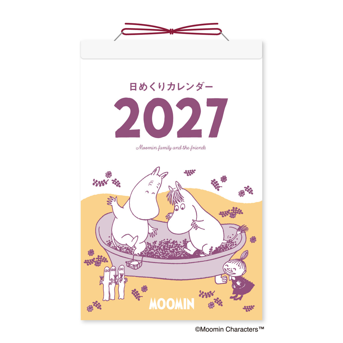 8月下旬頃お届け予定＊日めくりカレンダーNK-4410【2027年1月始まり】＜予約商品＞