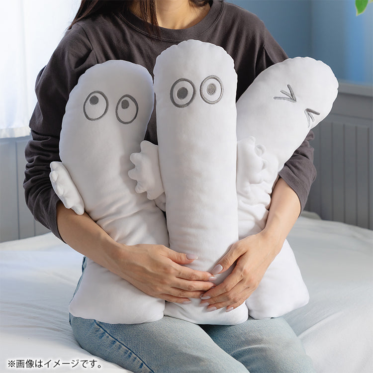 6月下旬頃お届け予定＊ニョロニョロ 蓄光ダイカットクッション 3種セット＜予約商品＞