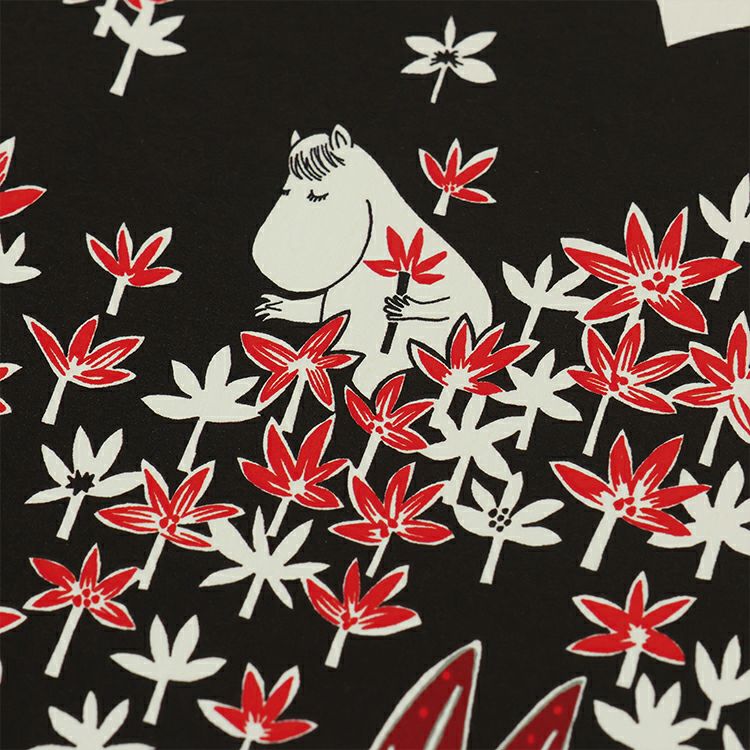 MOOMIN TRIBUTE WORKS x a good view Art Poster Frame Set (I'm Here/Natural)