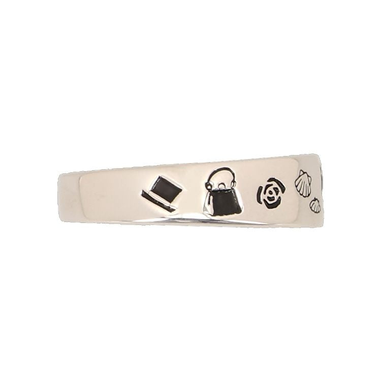 Silhouette Silver Ring (No. 9) MLRS2001G <Order item>