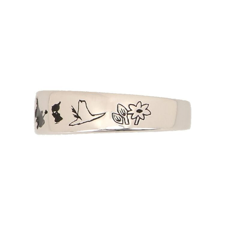 Silhouette Silver Ring (No. 12) MLRS2001J <Order item>