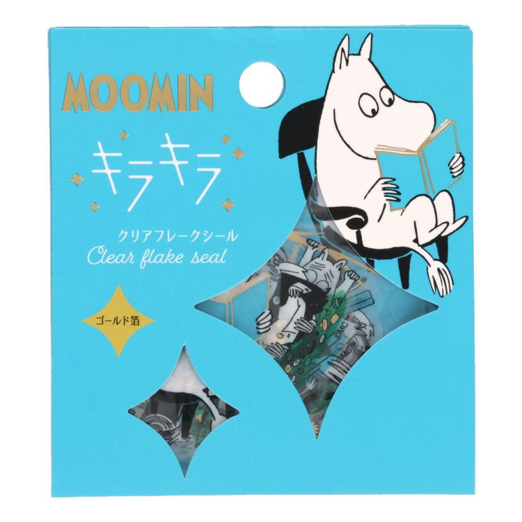 Sparkling clear flake sticker (Moomin) MOKFS-101