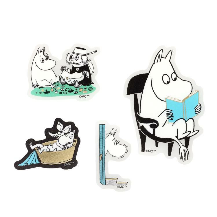 Sparkling clear flake sticker (Moomin) MOKFS-101