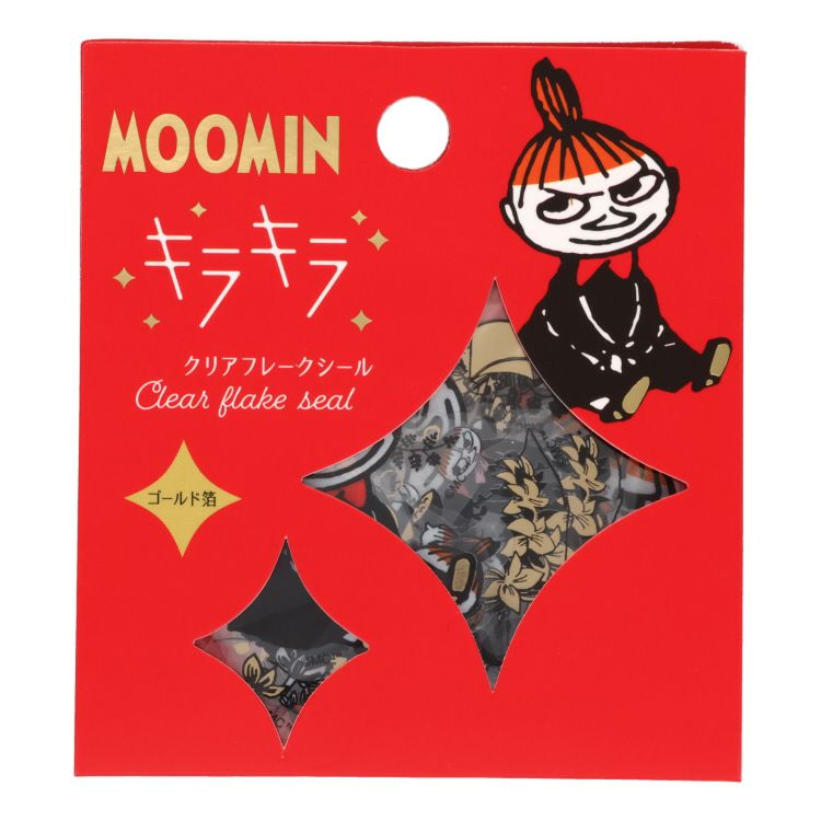 闪闪发光的透明片状贴纸（小我） MOKFS-102