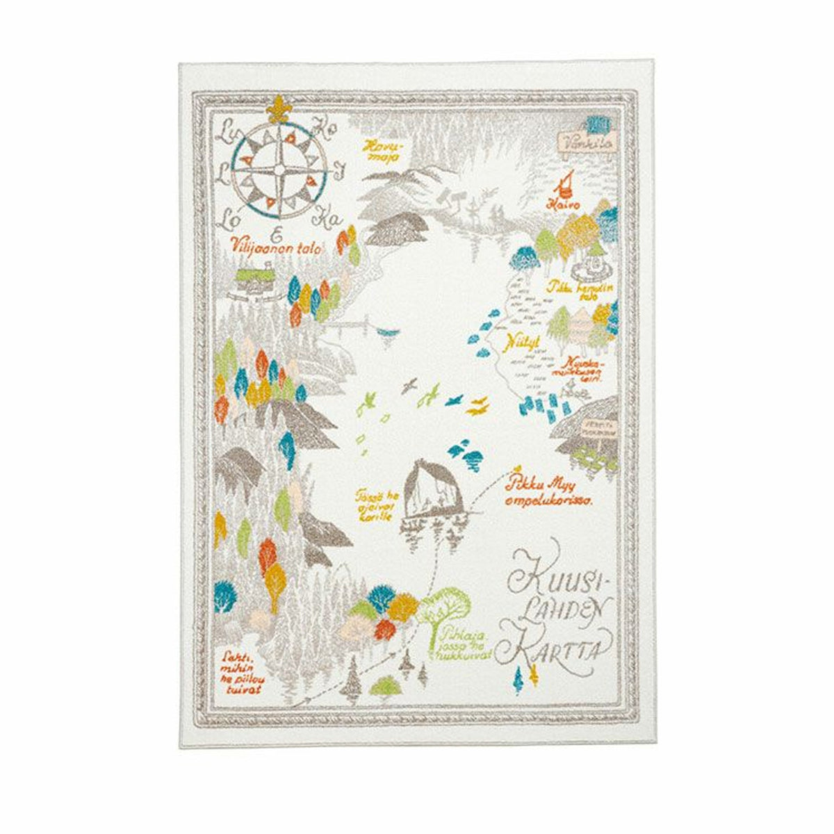 地毯（姆明谷地图）13139282 [不适合包装] <订单商品>