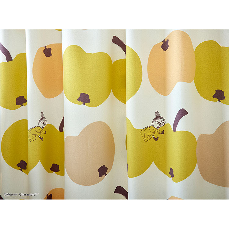 1 blackout curtain 135cm length (Ringo Gaburi!/Yellow) A1033 <Order item>