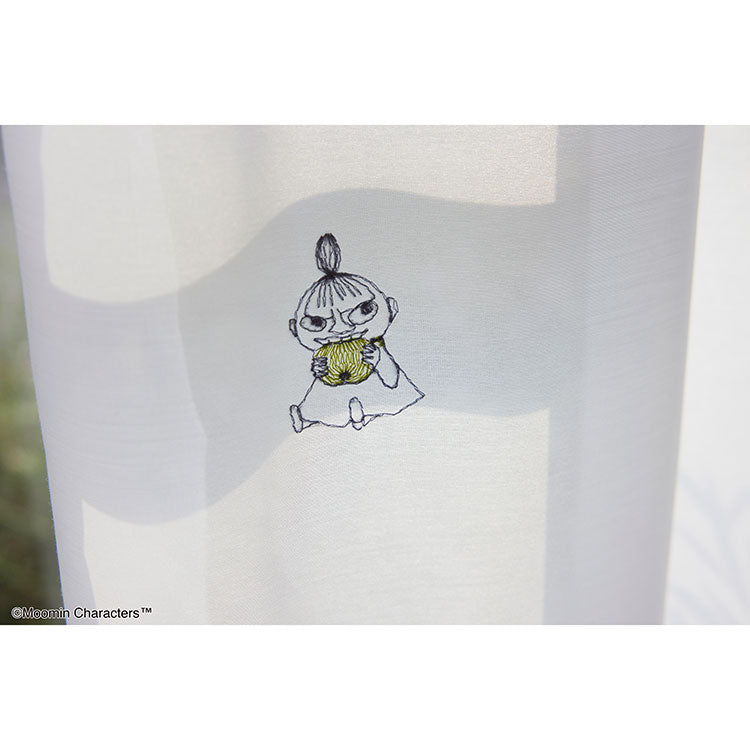 1 透明窗帘 198 厘米长（Ringo Gaburi！/白色）A1039 <订购商品>