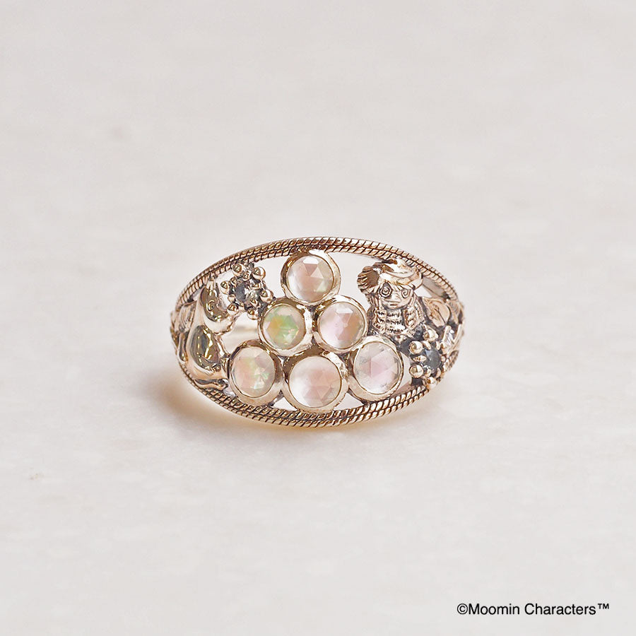 Moomin and snowball lamp ring<#15>406R0011-TY-#15<order item>
