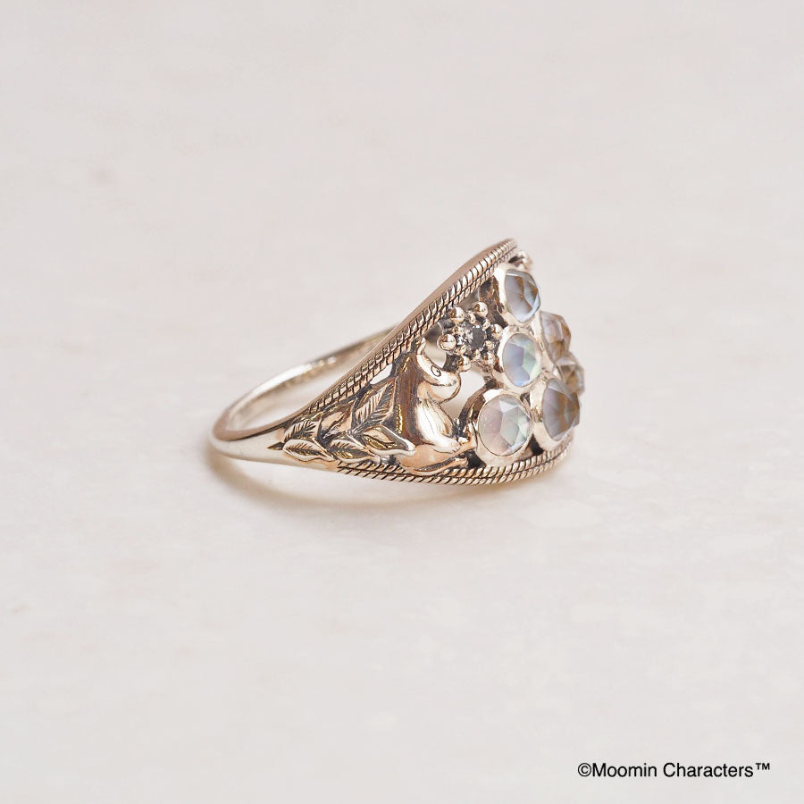 Moomin and snowball lamp ring<#15>406R0011-TY-#15<order item>