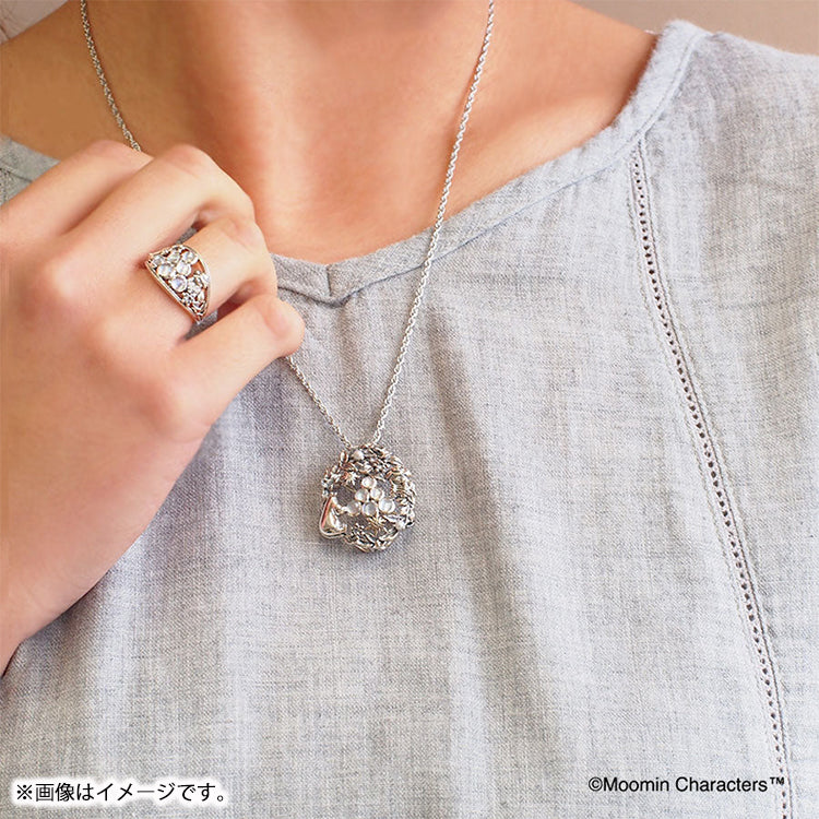 Moomin and snowball lamp ring<#15>406R0011-TY-#15<order item>
