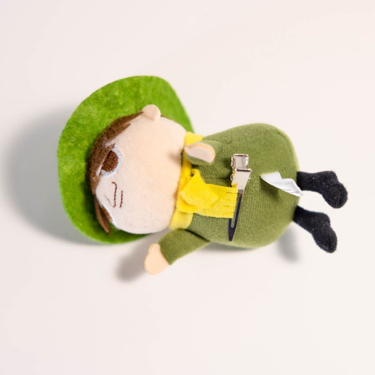 Plush toy with clip (Snufkin) [Moomin Valley Park exclusive design]