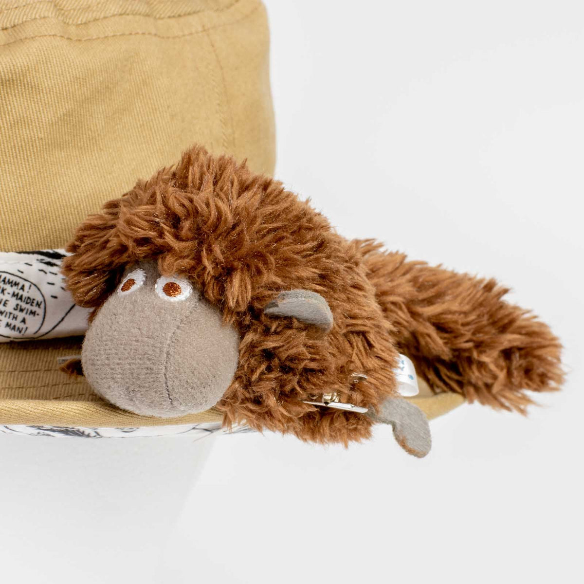 Plush toy with clip (ancestor) [Moomin Valley Park exclusive design]